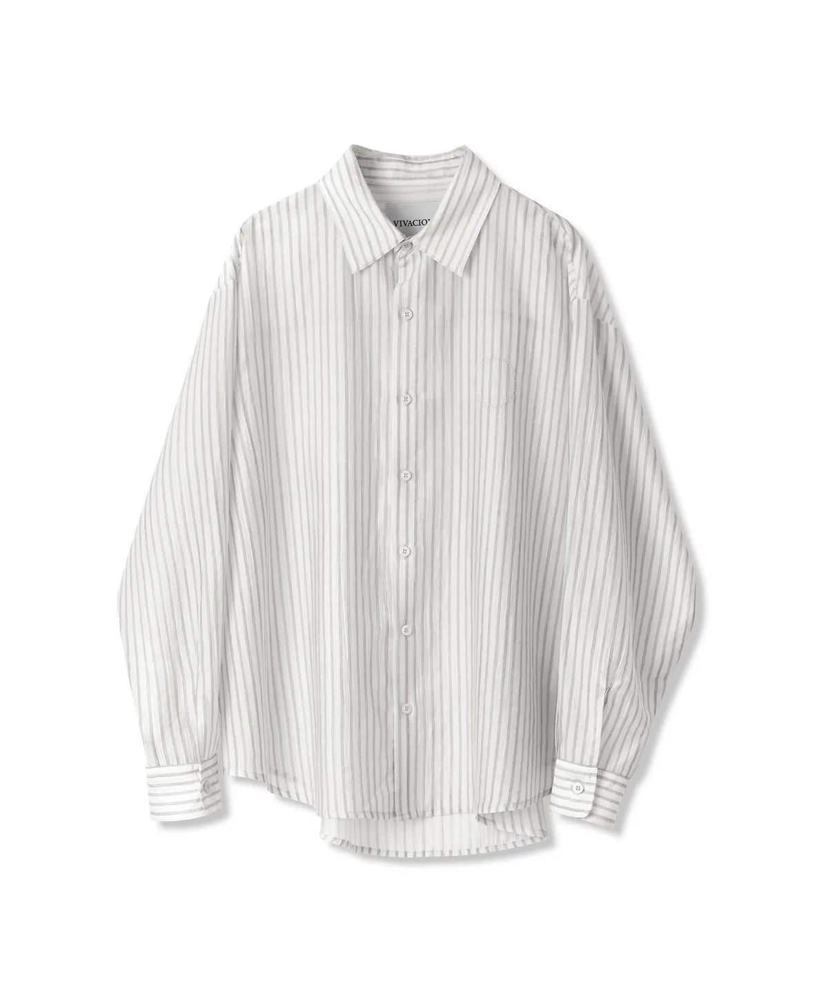 VIVACIOUS Cencel See-Through Classic Shirt - 7COL