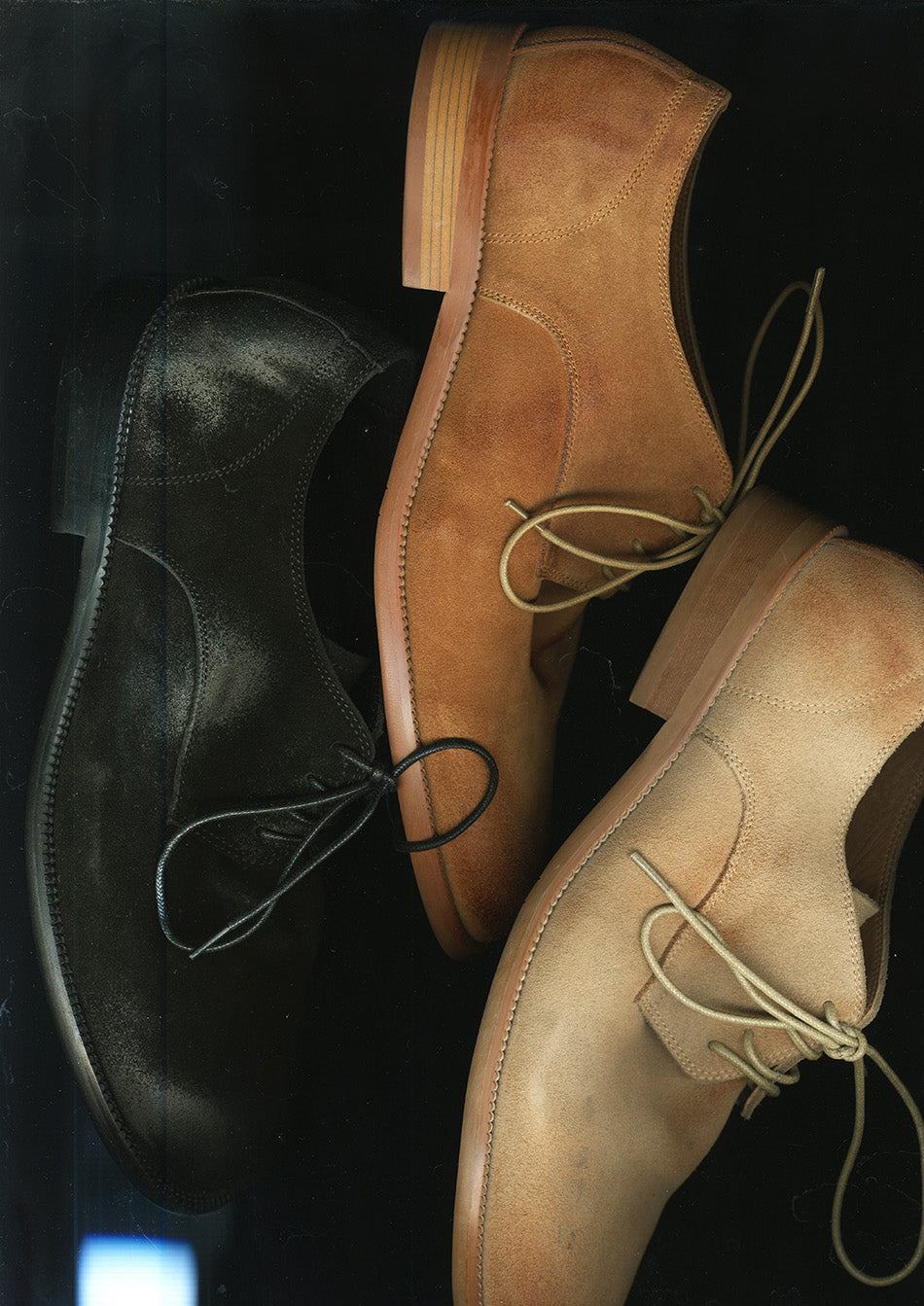 Holly Suede Comfort Derby Shoes Sand