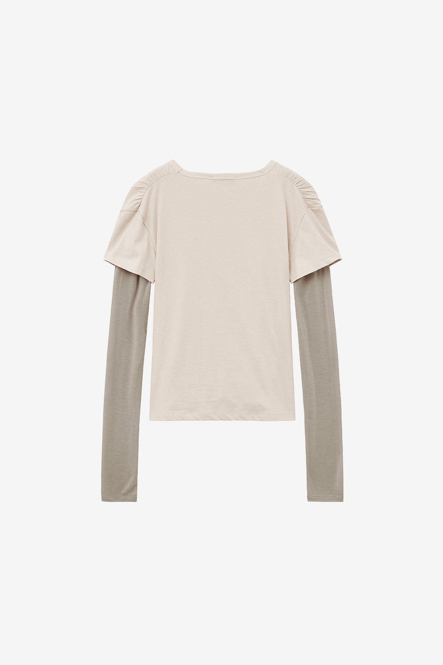Archiving Draping Long Sleeve ASH BEIGE