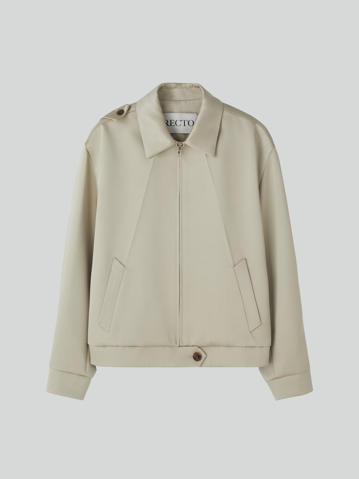 DOUBLE SATIN JUMPER (SAND BEIGE)