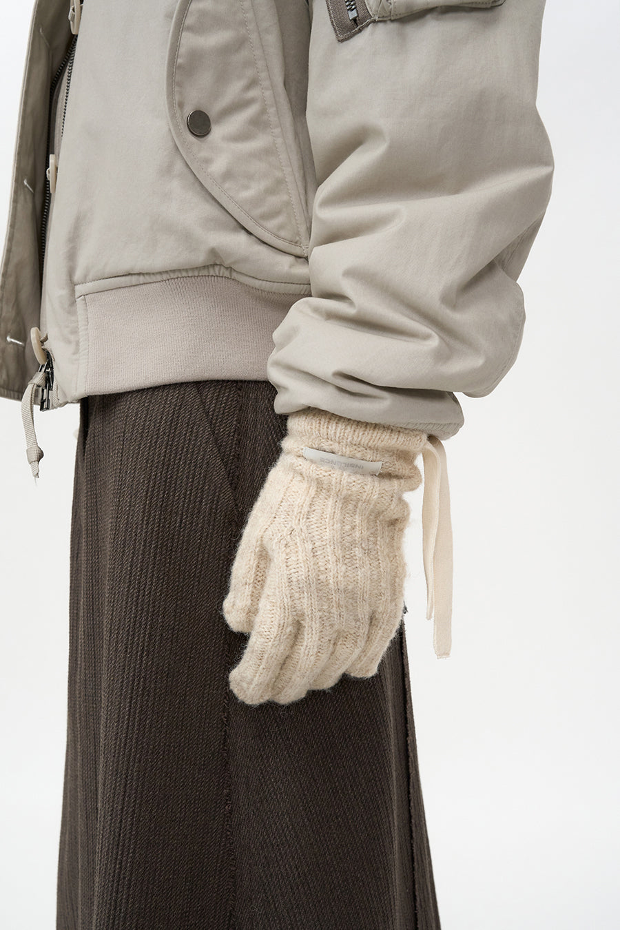 Winter Strap Gloves LIGHT BEIGE