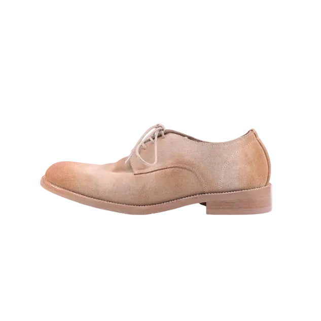 Holly Suede Comfort Derby Shoes Sand