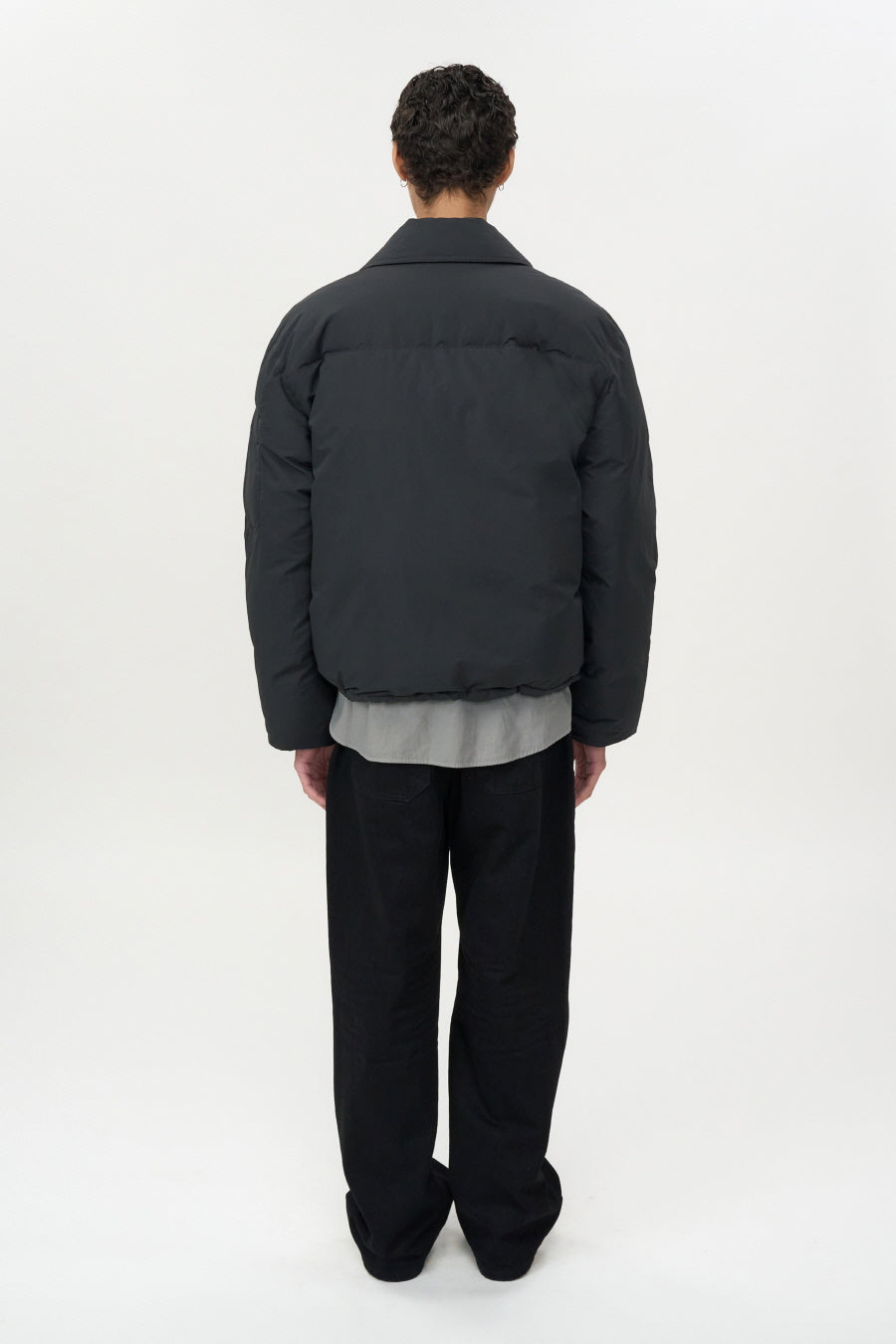 Color Flight Down Puffer BLACK