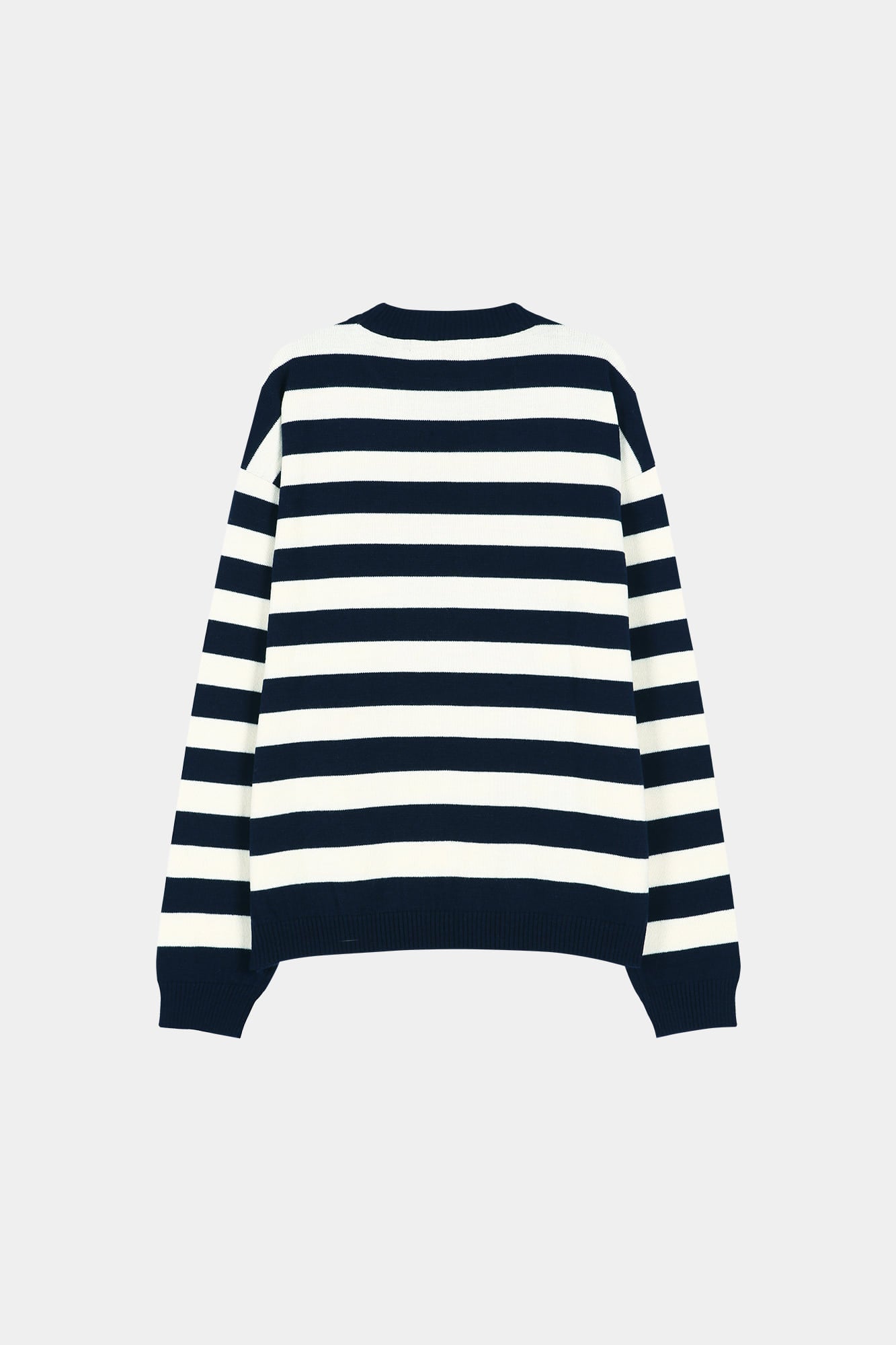 [Restock] BOY'S HEART MESSAGE CREW-NECK SWEATER atb1453m(NAVY/IVORY)