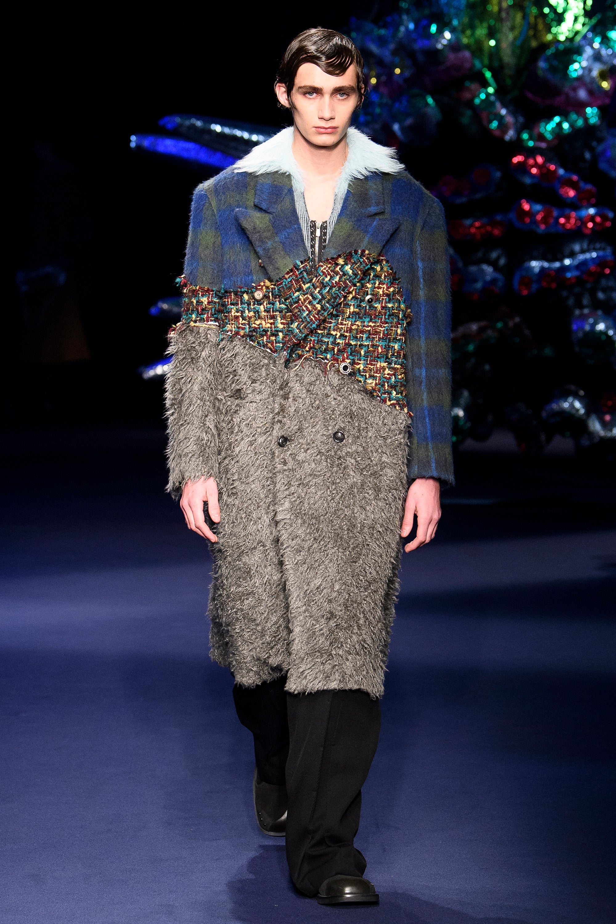 PANNI CUSTOM-LIKE COAT awa656w (BLUE)