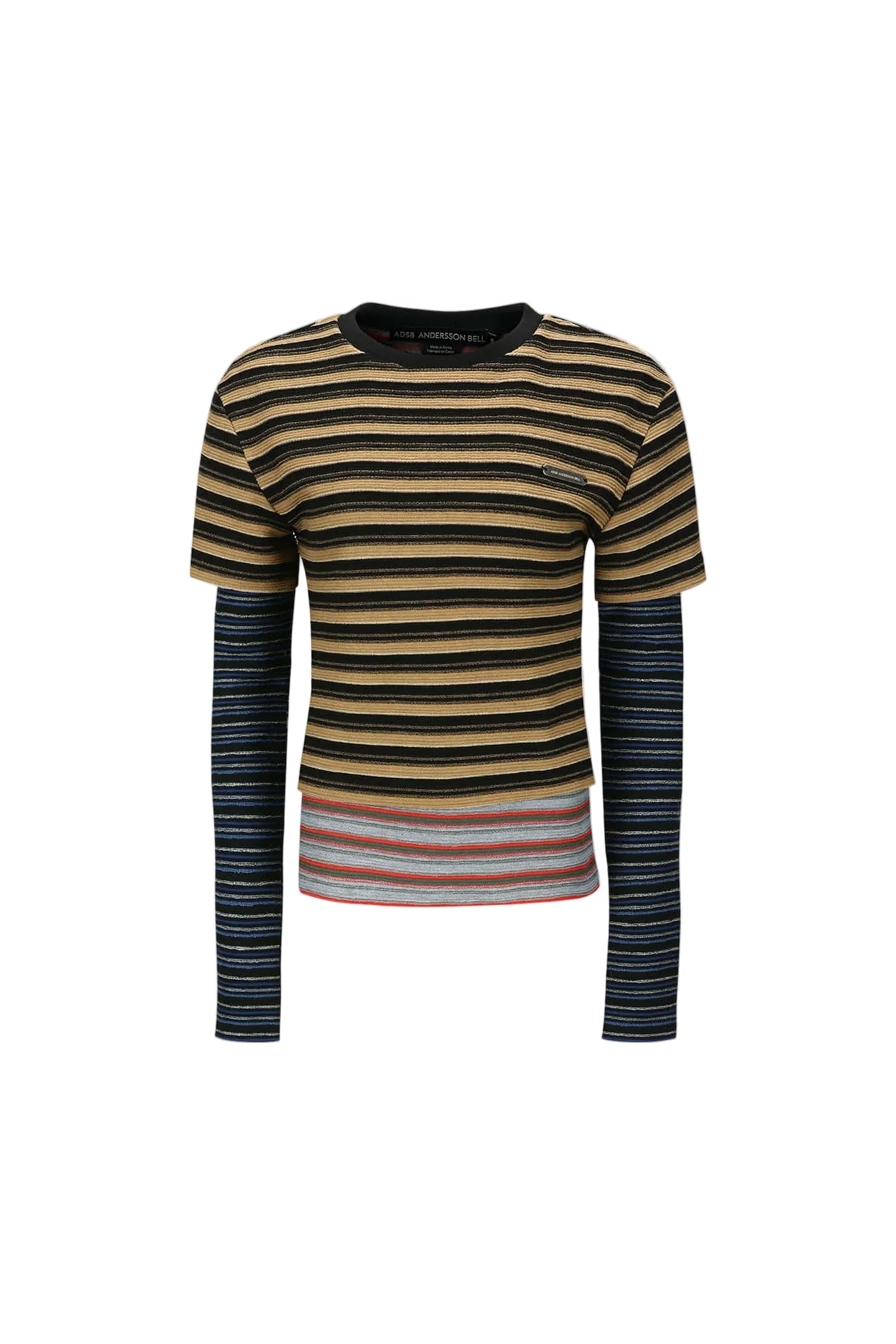MULTI STRIPE LS T-SHIRTS atb1353w(MULTI)