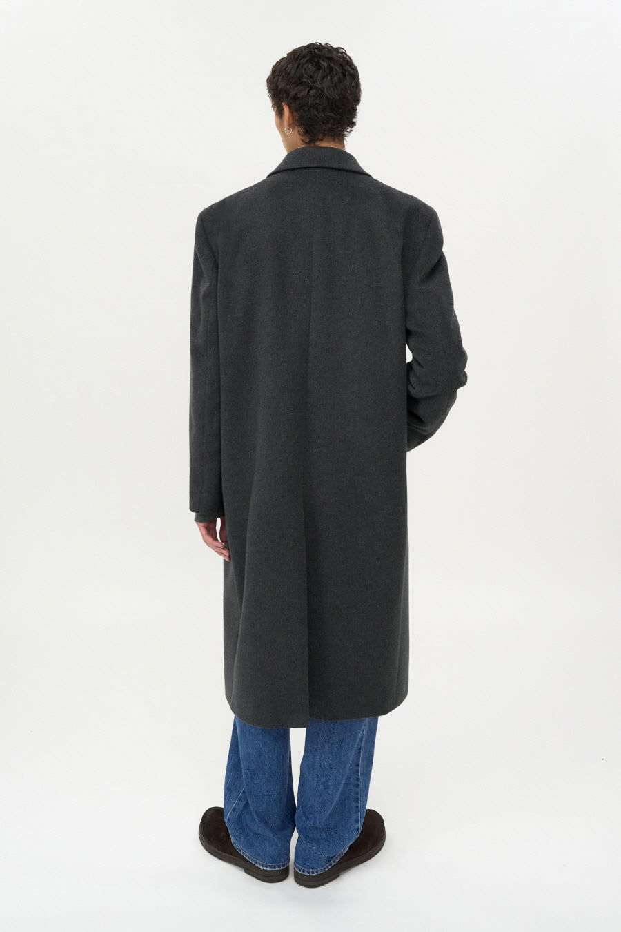 Mapel Cashmere Single Coat MELANGE GREY