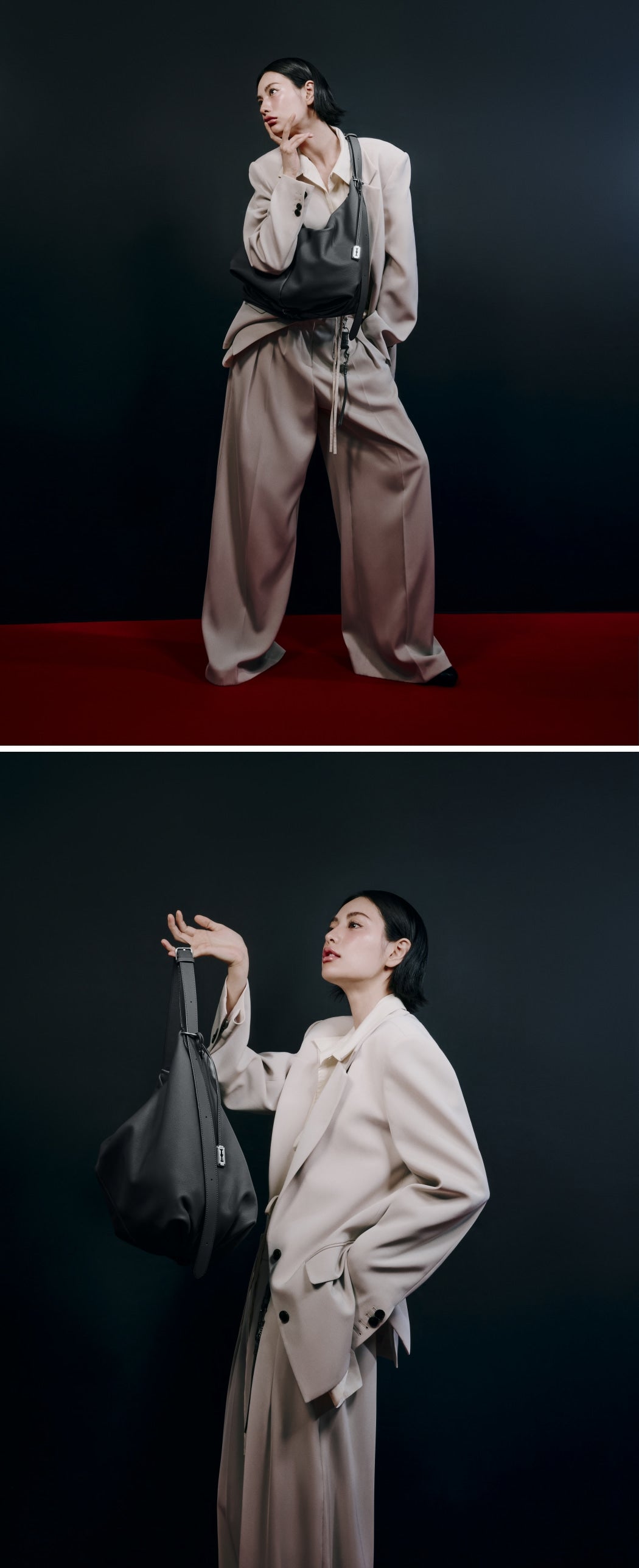 Halfmoon Groovy Hobo L Shadow Grey