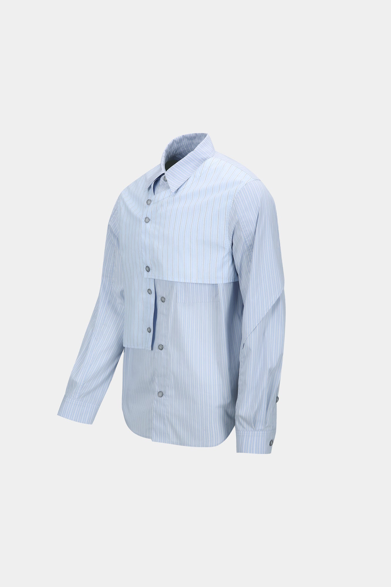 [Restock] STRIPE LAYERED SHIRTS atb1338m(BLUE)