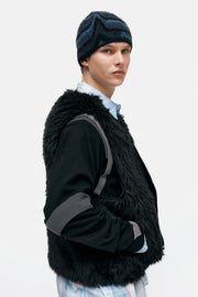UNISEX PAINT BEANIE aaa499u (BLUE/NAVY)