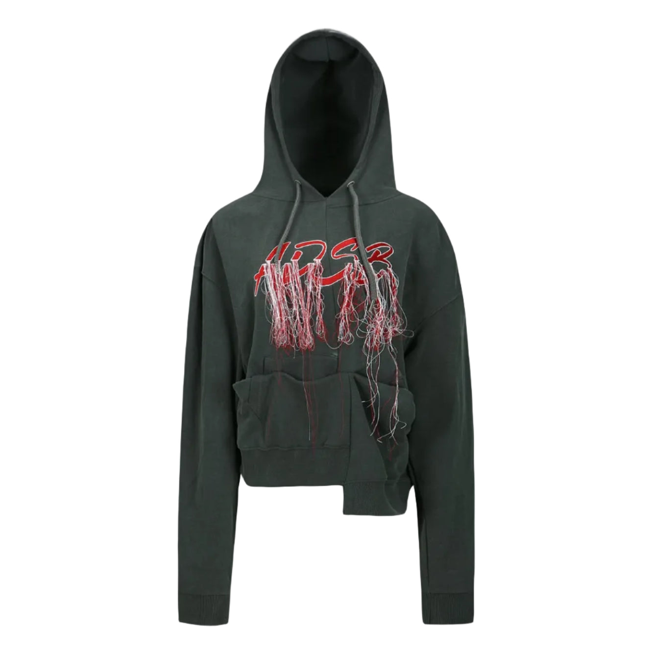 (ESSENTIAL) UNISEX REWORK ADSB CHEERLEADER HOODIE atb1102u(CHARCOAL)