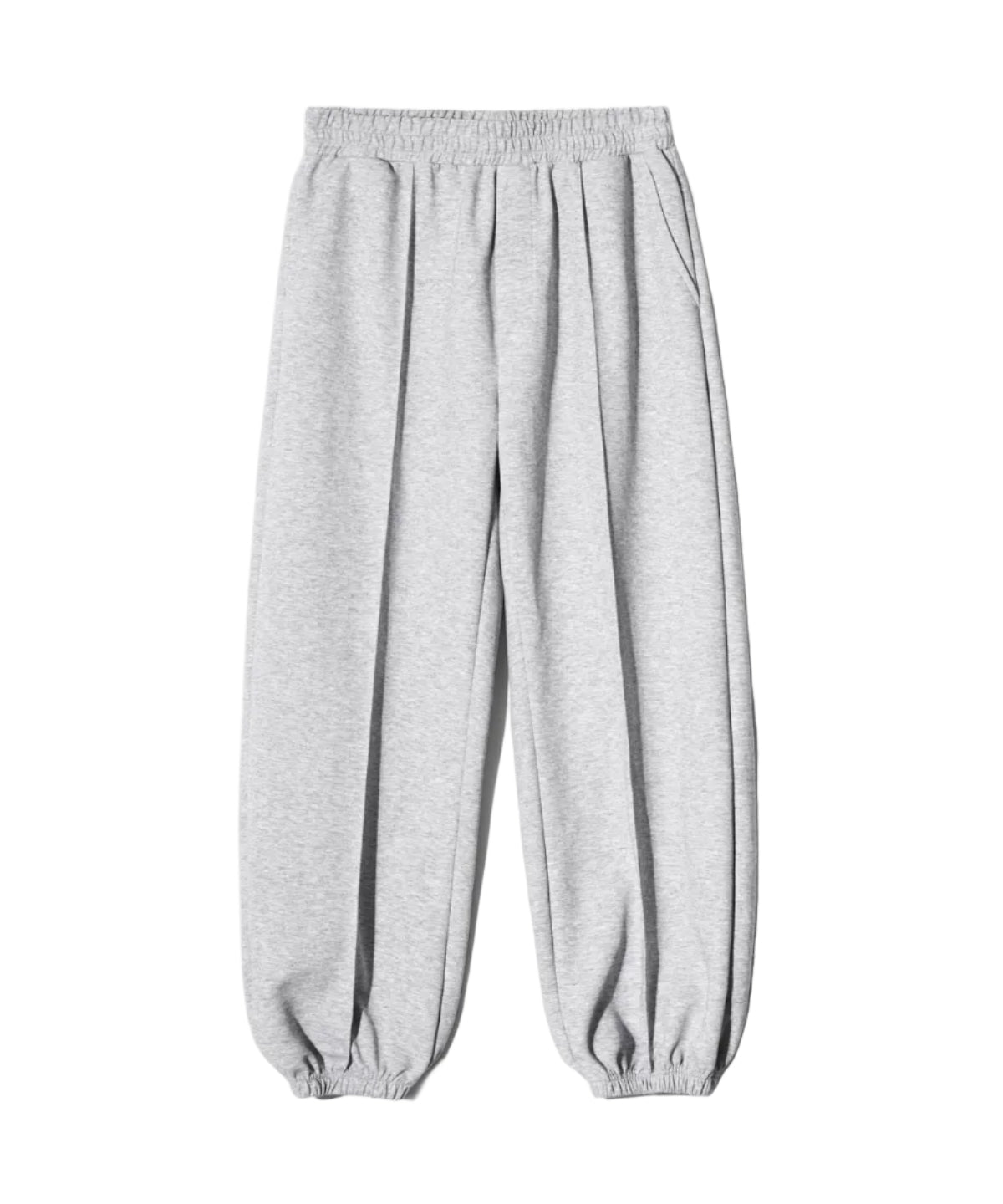 Partimento Wide Sweat Jogger Pants Gray
