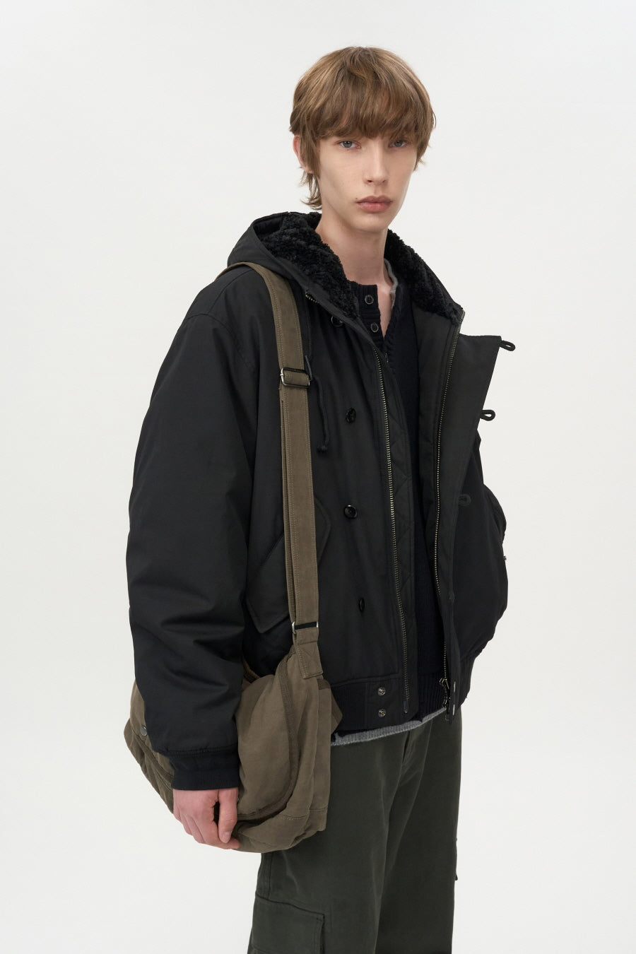 [UNISEX] N-2B Pilot Parka BLACK