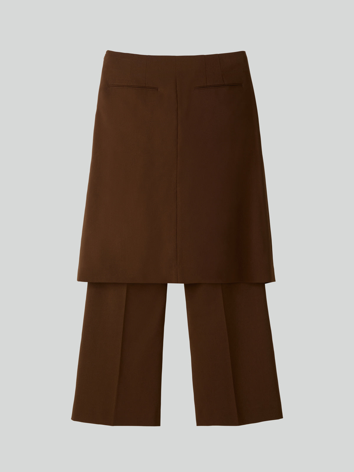 RC LAYERED SKIRT PANTS (TOBACCO)