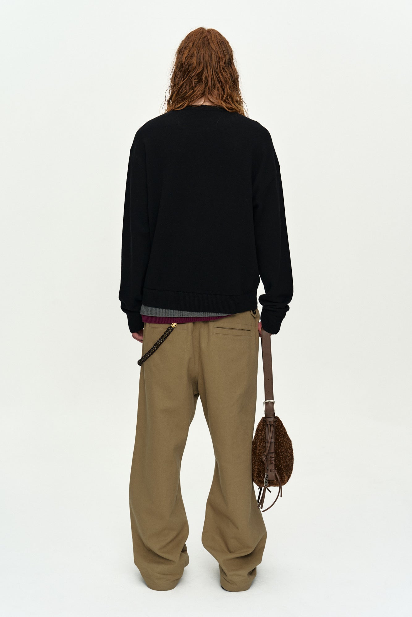 [2/20 Pre-order Shipping] LAYERED CARDIGAN atb1433m(BLACK)