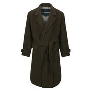 MATTIA SHAGGY WOOL ROBE COAT awa714m (BROWN)