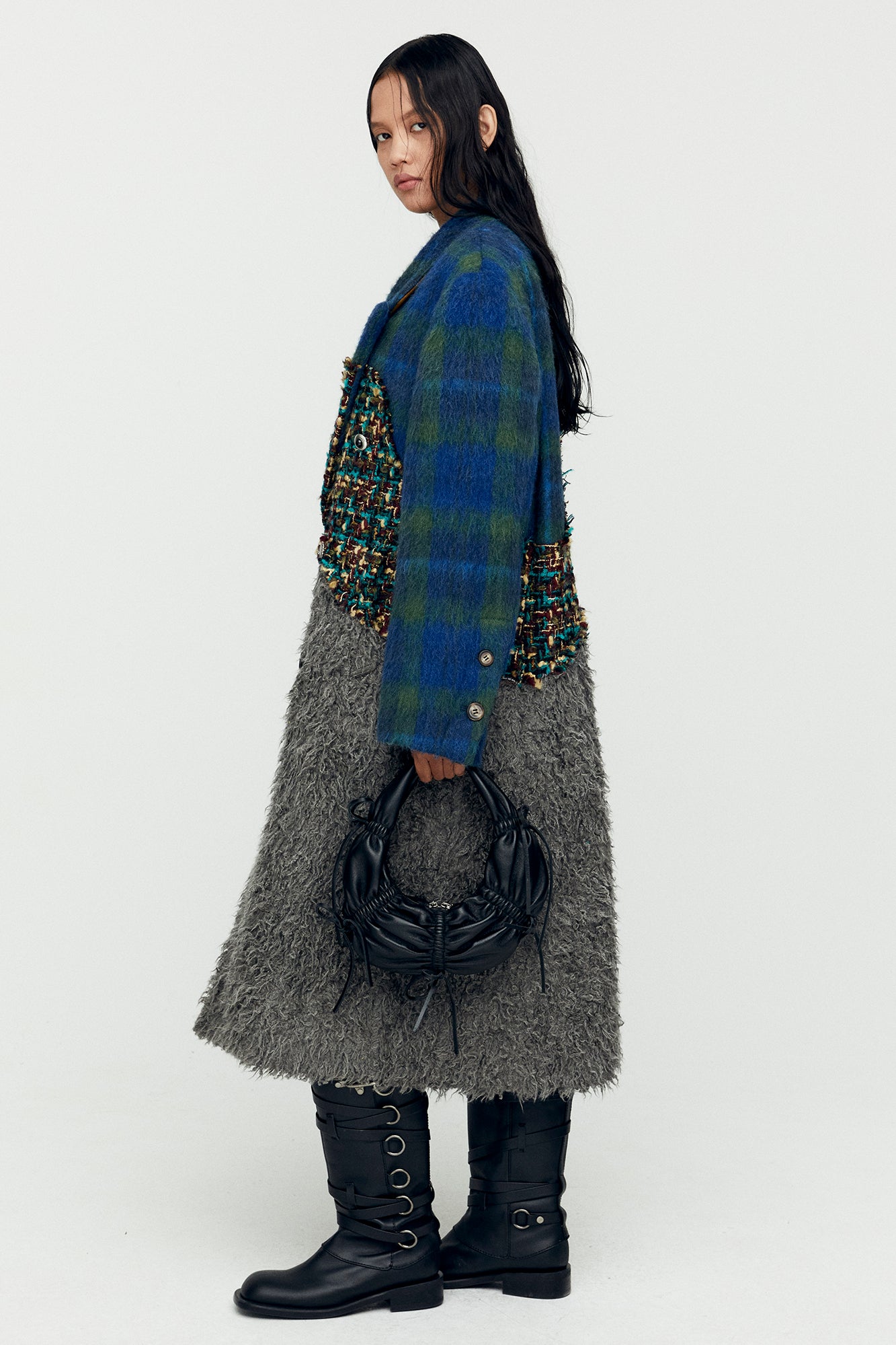 PANNI CUSTOM-LIKE COAT awa656w (BLUE)