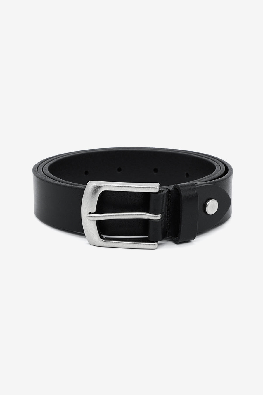 Minimal Leather Belt BLACK