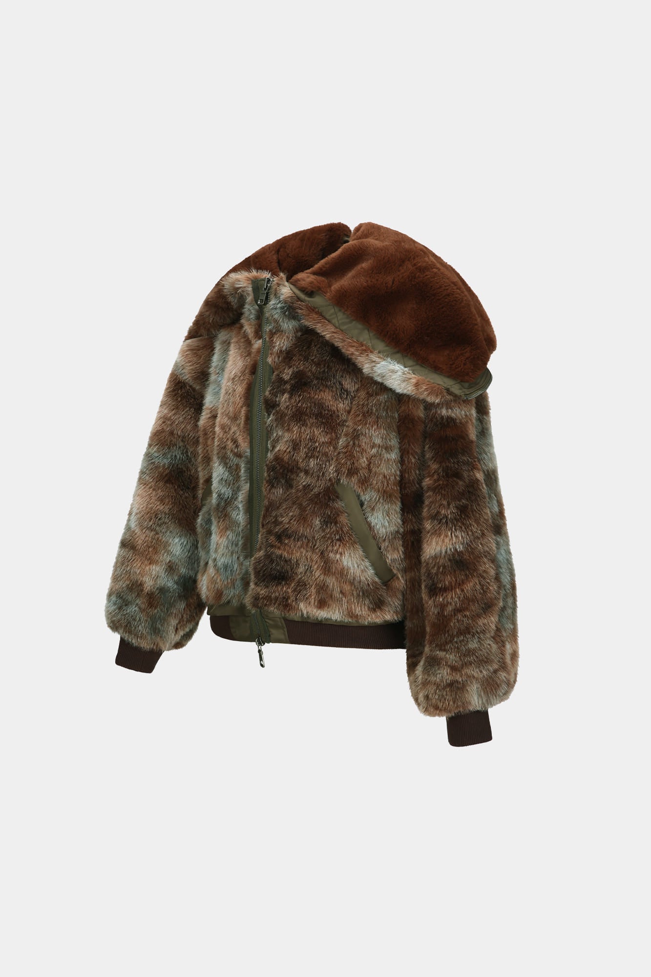 VANESSA FUR N2B JACKET awa728w(BROWN)