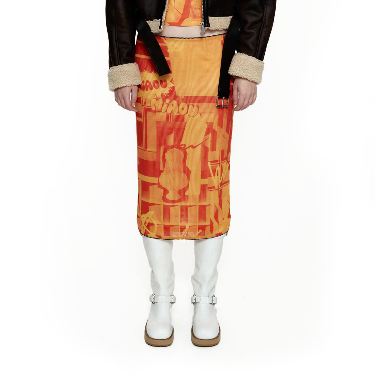 TOBOO BROCLE BOOTS [WHITE]