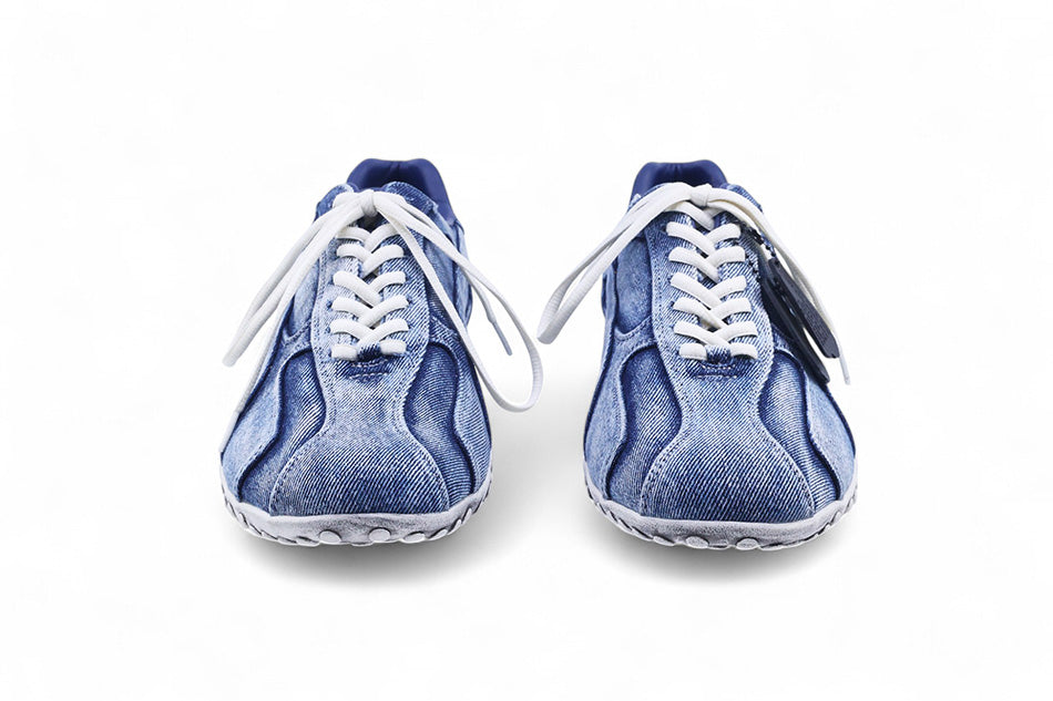 Yase X Choi Gyeo-ul Spider Washing Sneakers Denim