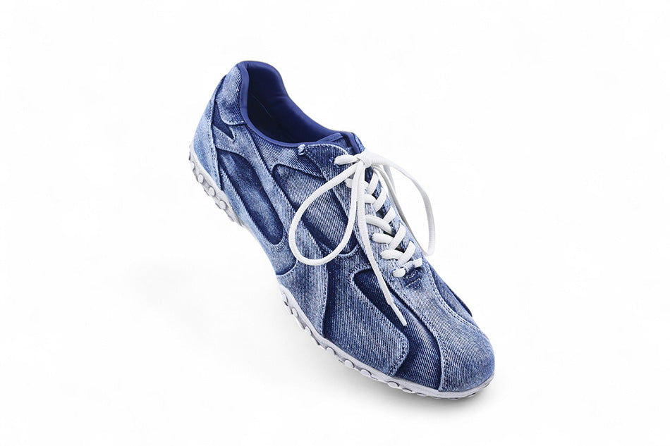 Yase X Choi Gyeo-ul Spider Washing Sneakers Denim