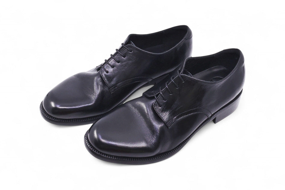 USN 70s Horsehide Derby Shoes Black