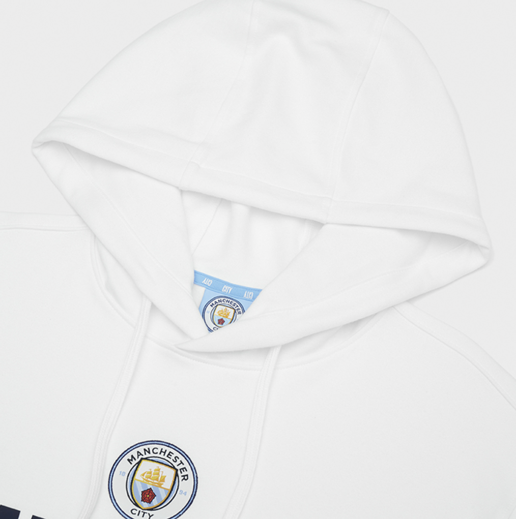 Man City Essential Club Hoodie (M3HM302XWHT-W)