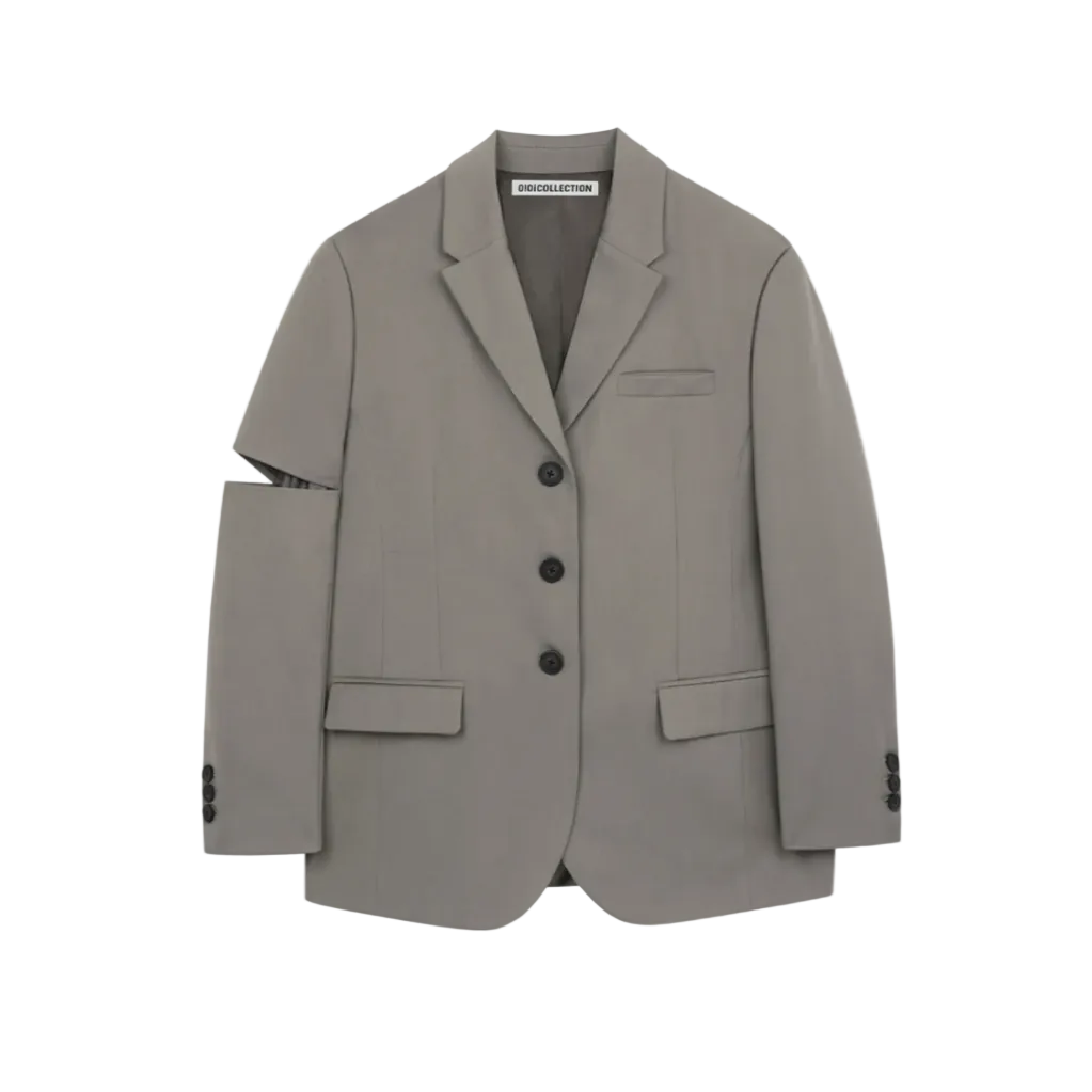 SLIT JACKET [CHARCOAL]