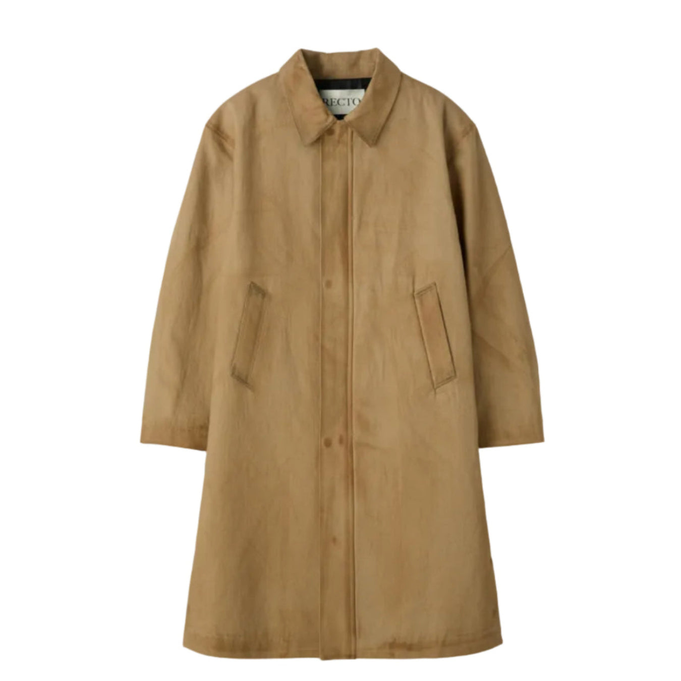 VINTAGE EFFECT COTTON COAT (DESERT)