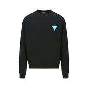 UNISEX STOOL PATCH LOGO SWEATSHIRTS atb1272u (BLACK)