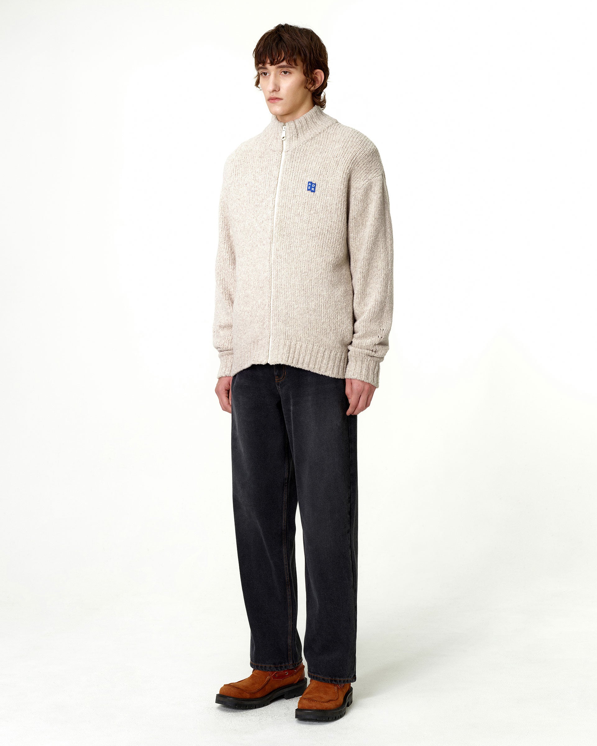 Sig; BL Tag knit zip-up 01