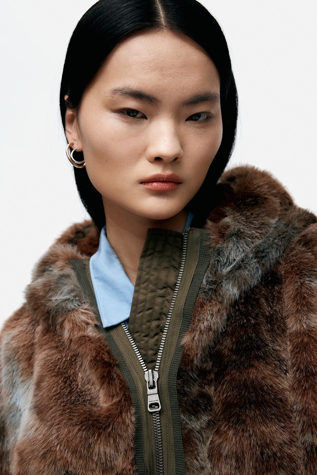 VANESSA FUR N2B JACKET awa728w(BROWN)