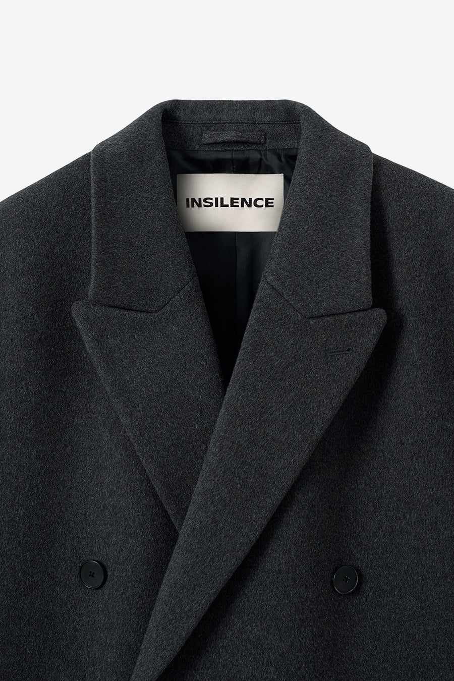 Maphel Cashmere Picked Double Coat MELANGE GREY