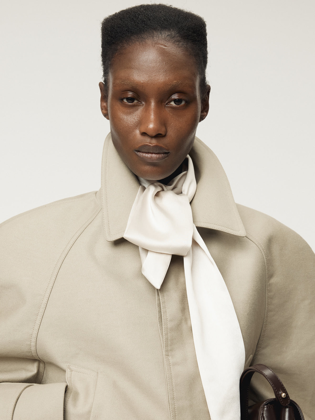 REGLAN SLEEVES COTTON JUMPER (LIGHT TAUPE)