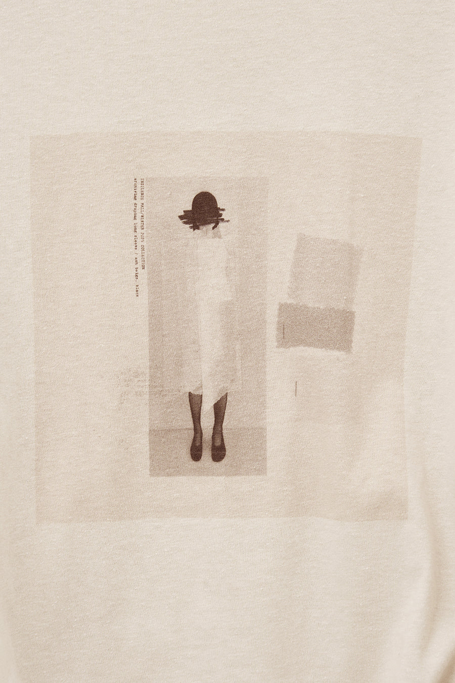 Archiving Draping Long Sleeve ASH BEIGE