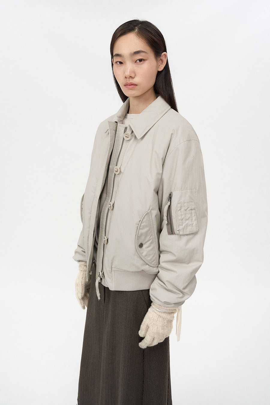 Winter Strap Gloves LIGHT BEIGE