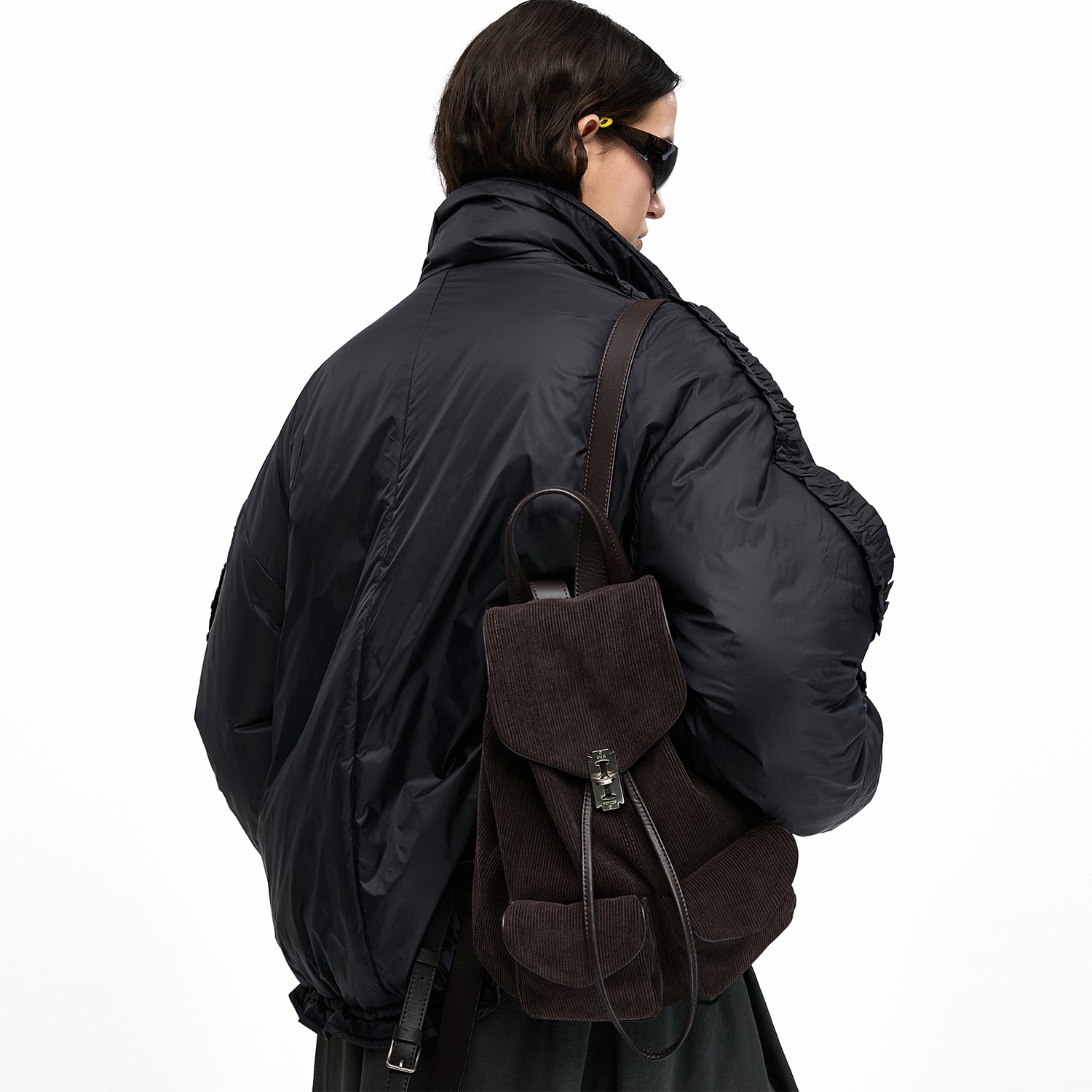 Occam Doux Double Pocket Corduroy Backpack