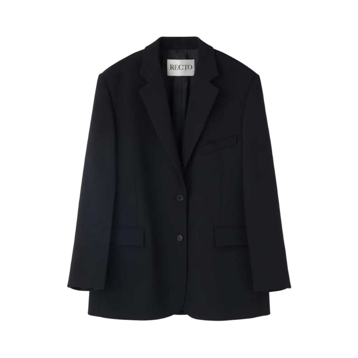 SIGNATURE SINGLE BREASTED JACKET (BLACK)