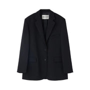 SIGNATURE SINGLE BREASTED JACKET (BLACK)