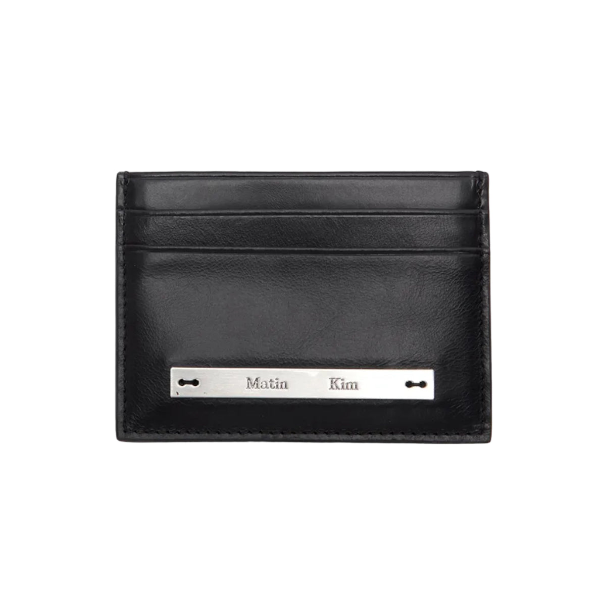 Matin Kim VINTAGE CARD WALLET IN BLACK