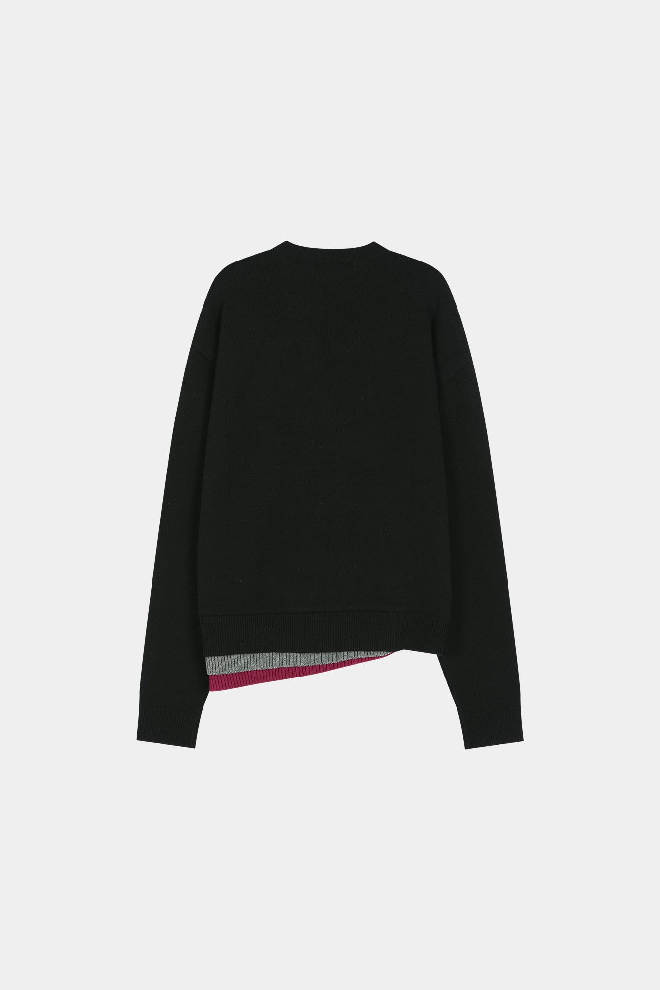 [2/20 Pre-order Shipping] LAYERED CARDIGAN atb1433m(BLACK)