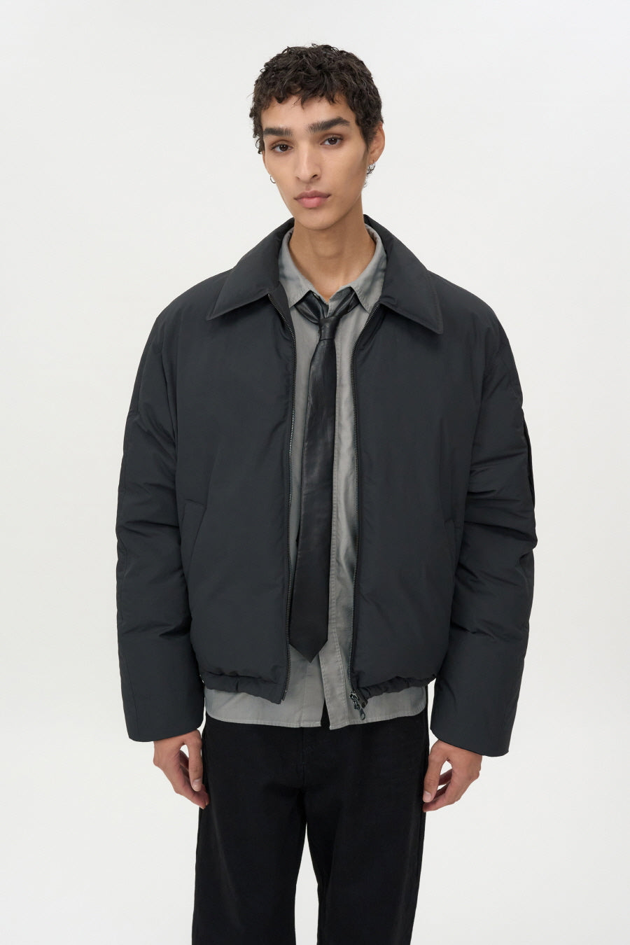 Color Flight Down Puffer BLACK