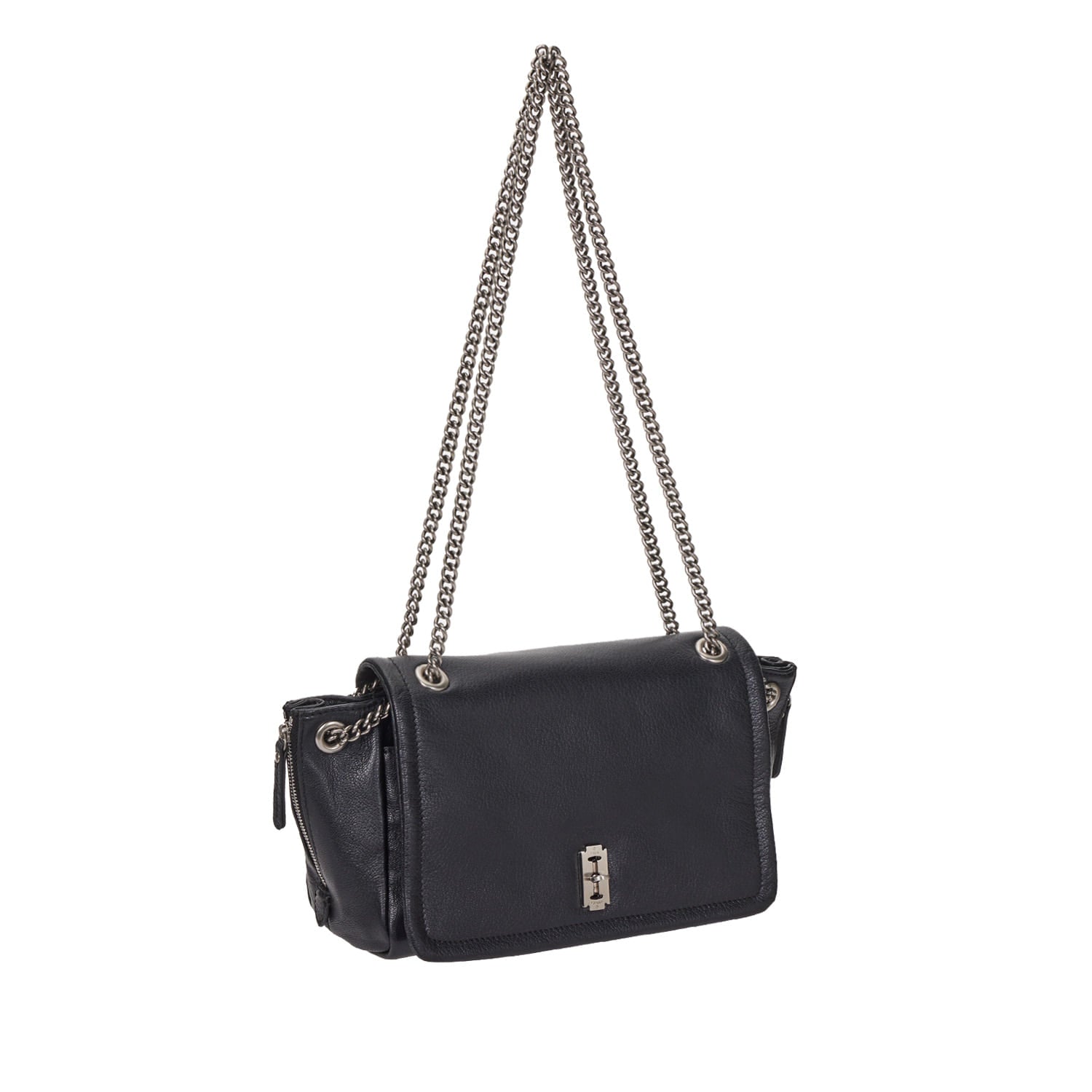 Perfec Flap Chain Shoulder M Black