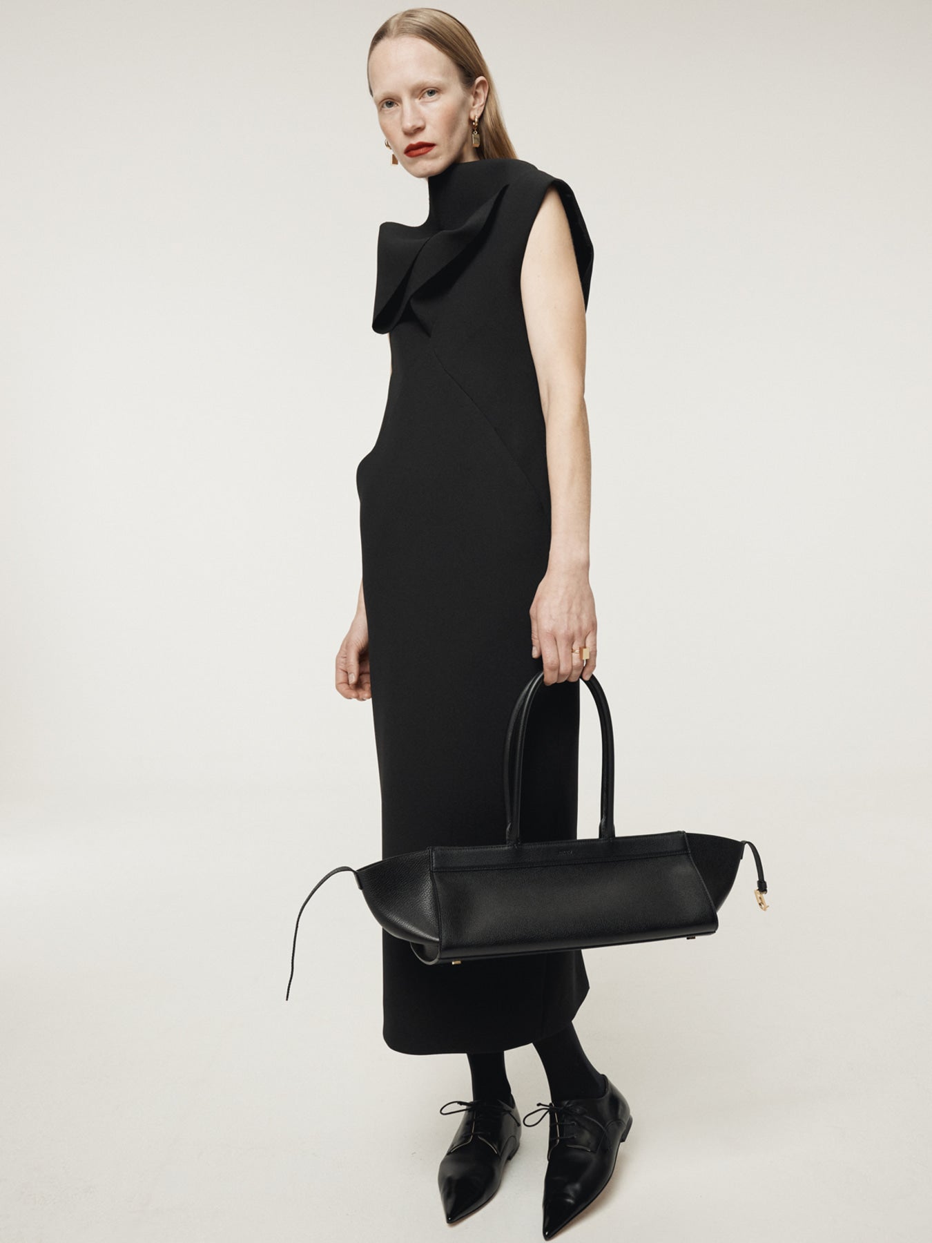 MILLE-FEUILLE DRESS (BLACK)