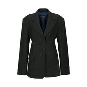 NEP WOOL CUT-OUT HARNESS JACKET awa665w (BLACK)