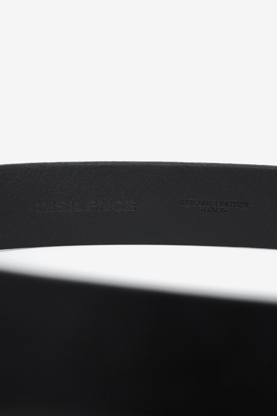 Minimal Leather Belt BLACK