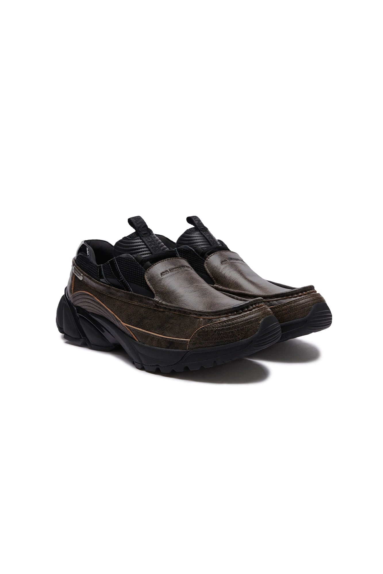 UNISEX DIMENSION LOAFER SNEAKERS aaa482u (BROWN)