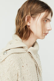 UNISEX ROGHEN WOOL NECK WARMER aaa421u (BEIGE)