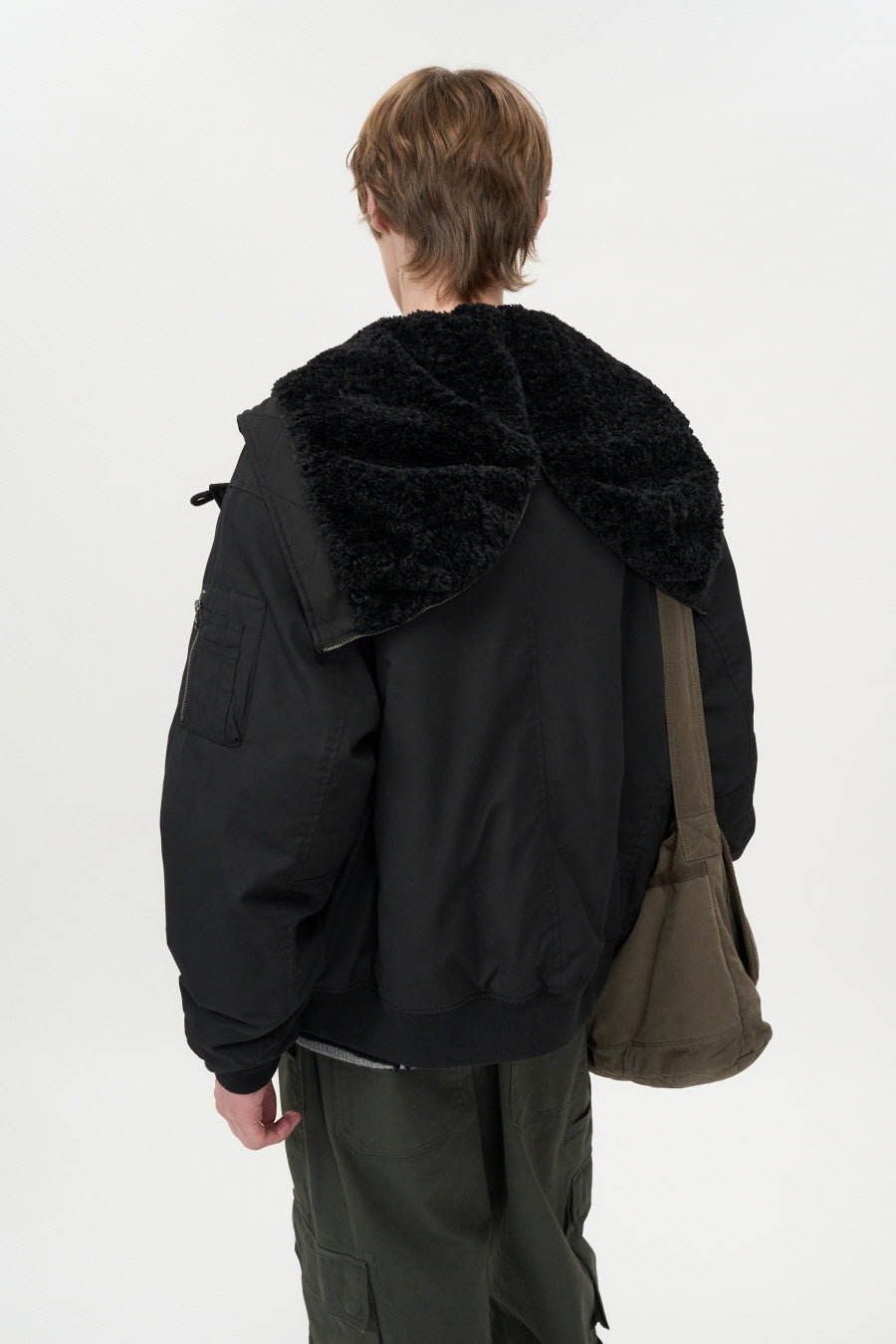 [UNISEX] N-2B Pilot Parka BLACK